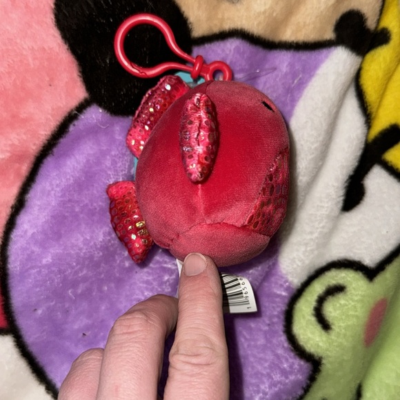 Barella the beta fish squishmallow clip NWT - Picture 4 of 6